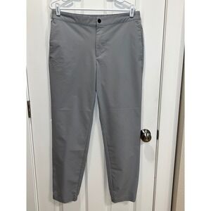 Banana Republic Mens Size 34 Gray Athletic Fit Track Pants Performance Joggers